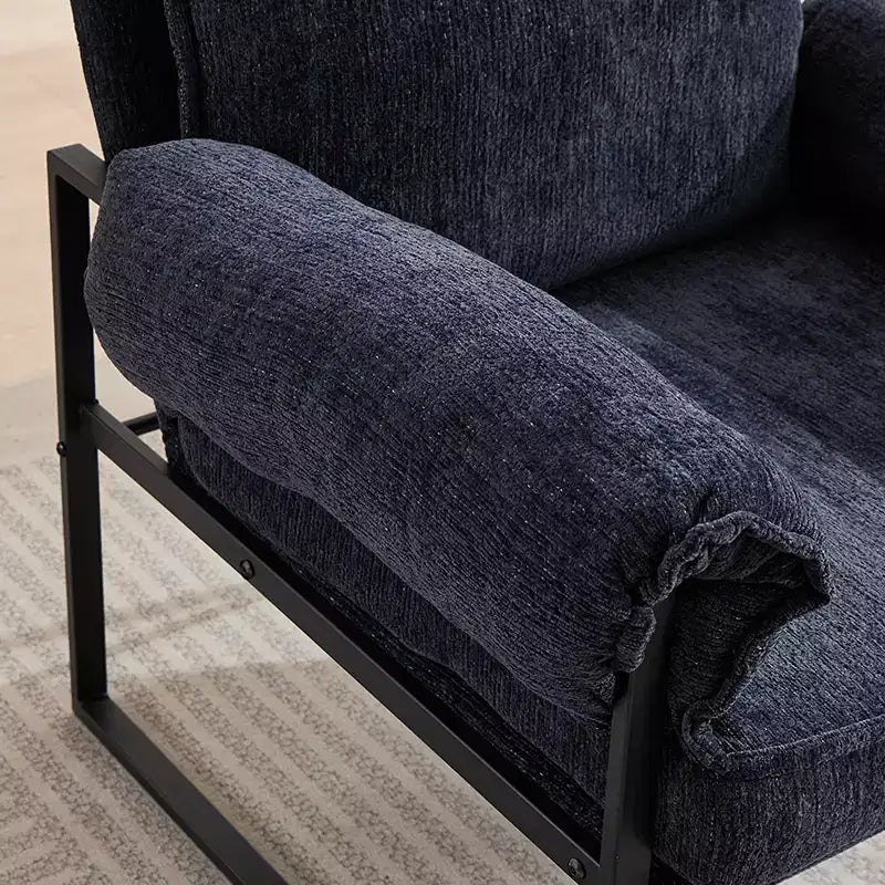 Fauteuil inclinable de sol réglable avec dossier inclinable à 90-180 degrés, canapé de jeu pliable et rembourré pour salon et chambre