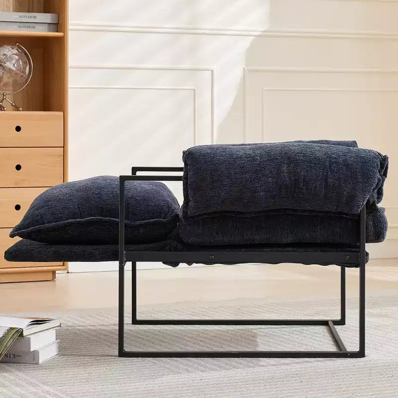Fauteuil inclinable de sol réglable avec dossier inclinable à 90-180 degrés, canapé de jeu pliable et rembourré pour salon et chambre
