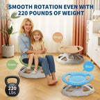 Chaise sensorielle pivotante à 360° pour enfants autistes et TDAH – Siège rotatif avec poignées de sécurité, base antidérapante, entraîneur d'équilibre et de coordination corporelle