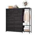 TV Stand, 63 Dresser TV Stand for 65-75 Inch TVs with Charging Station & Lights