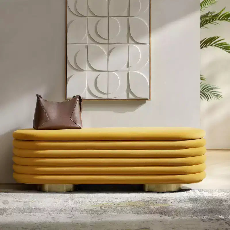 Banc capitonné Tiffany | HULALA HOME-NOIR