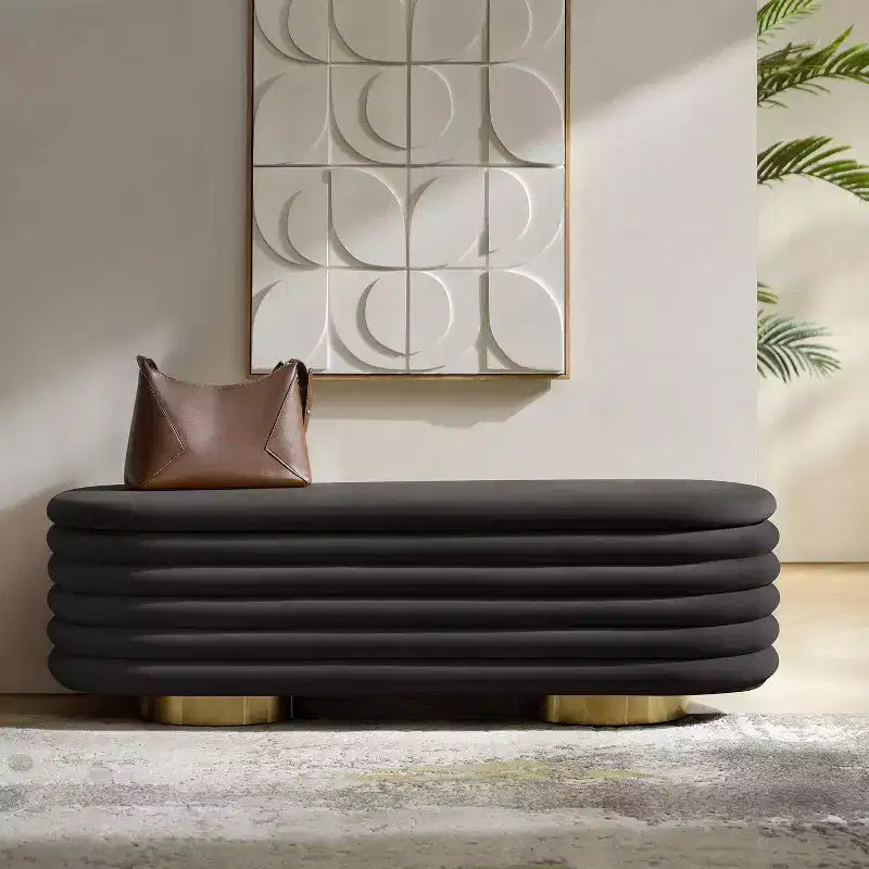 Banc capitonné Tiffany | HULALA HOME-NOIR