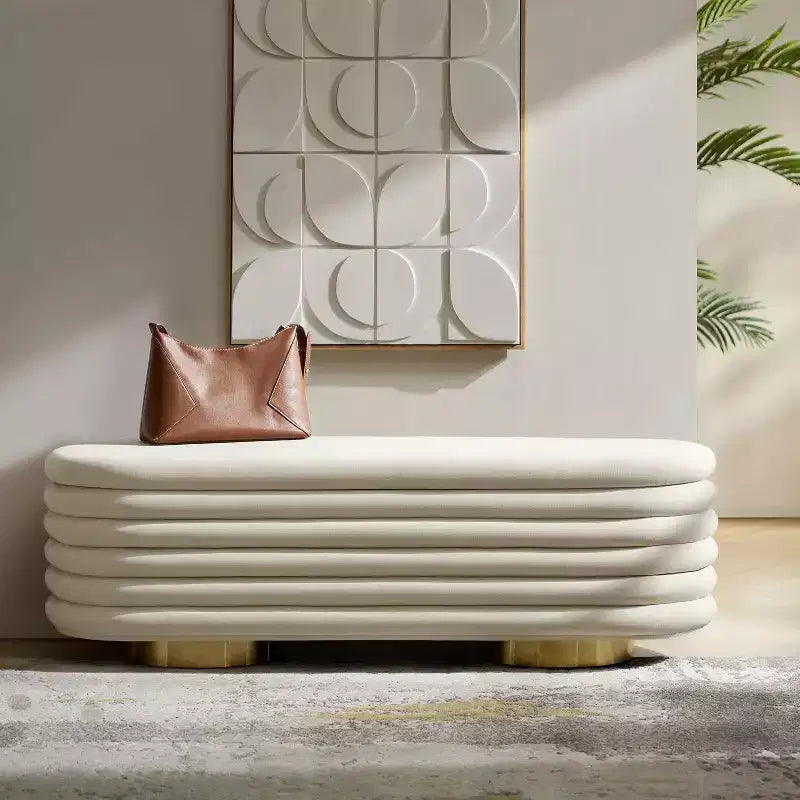 Banc capitonné Tiffany | HULALA HOME-NOIR