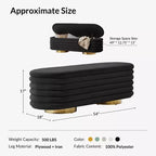 Banc capitonné Tiffany | HULALA HOME-NOIR