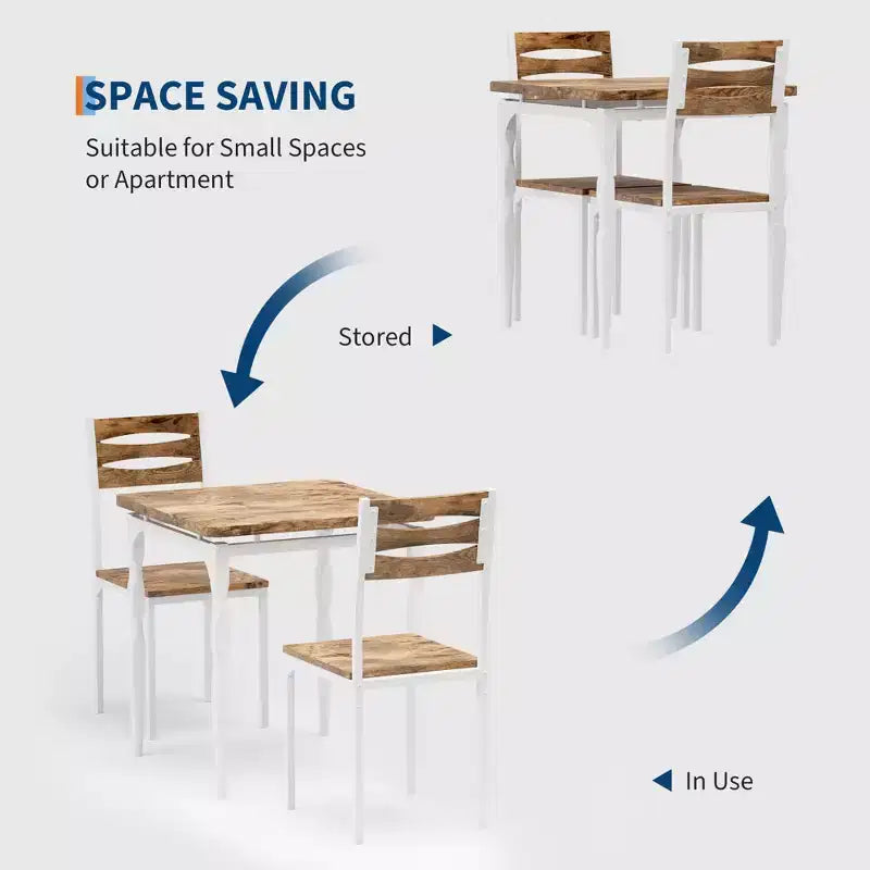Ensemble table et chaises de salle à manger 2 places, ensemble table et 2 chaises, ensemble table à manger 3 pièces avec pieds de table en spirale pour petits espaces, cuisine, appartement
