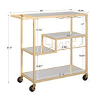 Estelle Bar Cart with Mirror - iNSPIRE Q