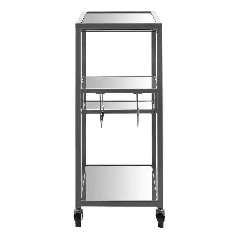 Estelle Bar Cart with Mirror - iNSPIRE Q