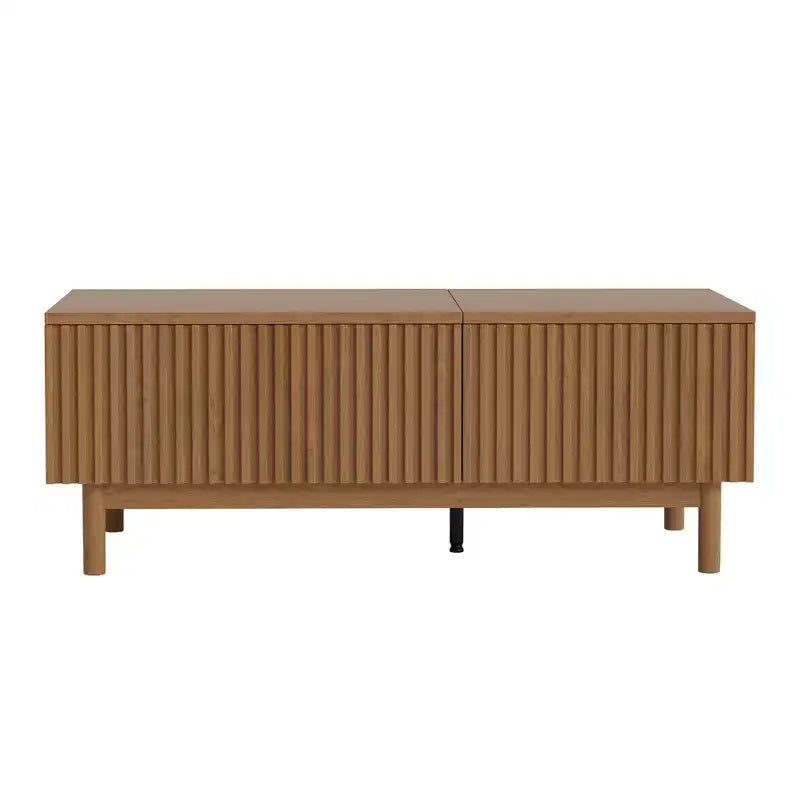 Table basse élévatrice moderne Luck Live 51.1 avec 2 tiroirs de rangement et un compartiment caché