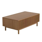 Table basse élévatrice moderne Luck Live 51.1 avec 2 tiroirs de rangement et un compartiment caché