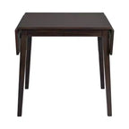 Table de salle à manger extensible 29-45 avec rallonges et pieds en bois d'hévéa