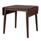 Table de salle à manger extensible 29-45 avec rallonges et pieds en bois d'hévéa