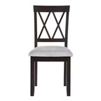 Ensemble table à manger pliable avec 4 chaises rembourrées, design extensible, pour salles à manger compactes