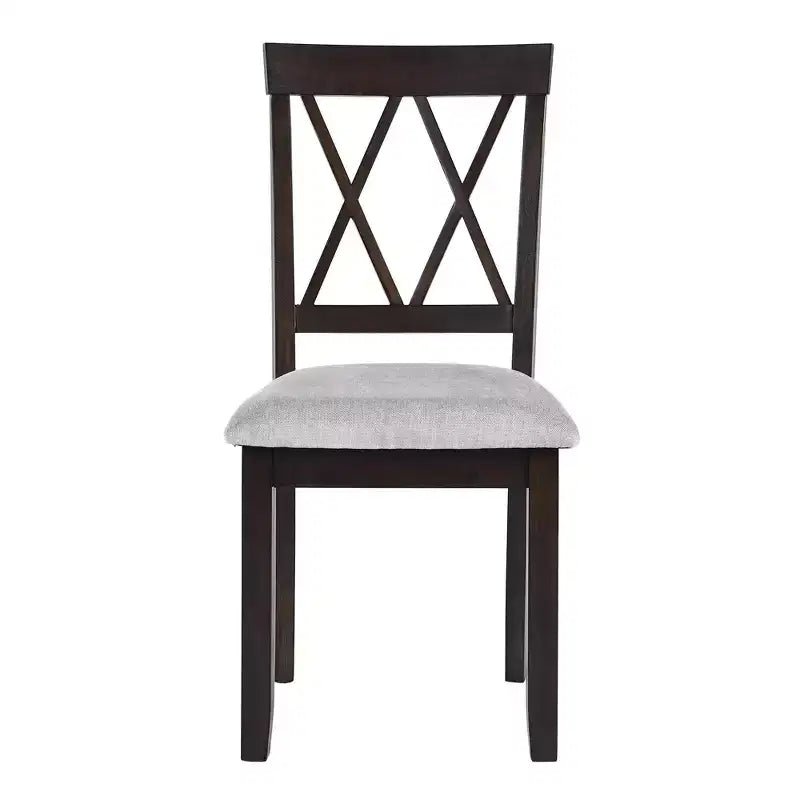 Ensemble table à manger pliable avec 4 chaises rembourrées, design extensible, pour salles à manger compactes