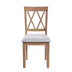 Ensemble table à manger pliable avec 4 chaises rembourrées, design extensible, pour salles à manger compactes