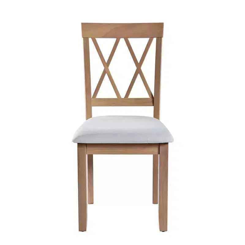 Ensemble table à manger pliable avec 4 chaises rembourrées, design extensible, pour salles à manger compactes