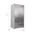 Armoire de rangement Seville Classics UltraHD avec tiroir inférieur, 36 L x 24 P x 72 H