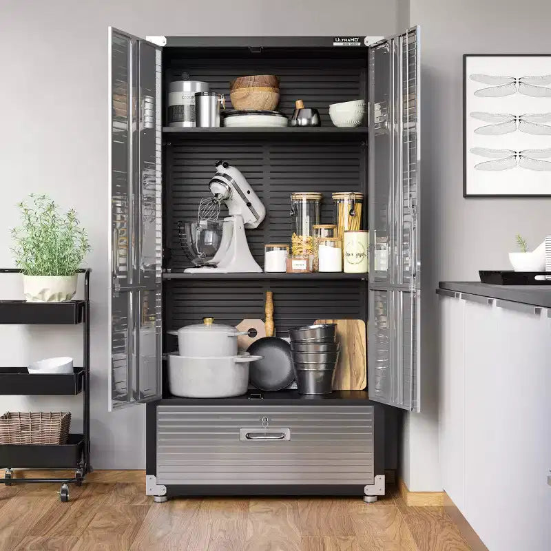 Armoire de rangement Seville Classics UltraHD avec tiroir inférieur, 36 L x 24 P x 72 H