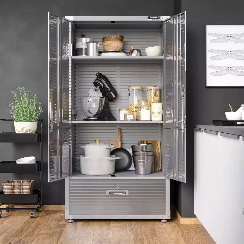 Armoire de rangement Seville Classics UltraHD avec tiroir inférieur, 36 L x 24 P x 72 H