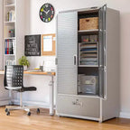 Armoire de rangement Seville Classics UltraHD avec tiroir inférieur, 36 L x 24 P x 72 H