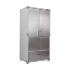 Seville Classics UltraHD Storage Cabinet with Bottom Drawer, 36 W x 24 D x 72 H