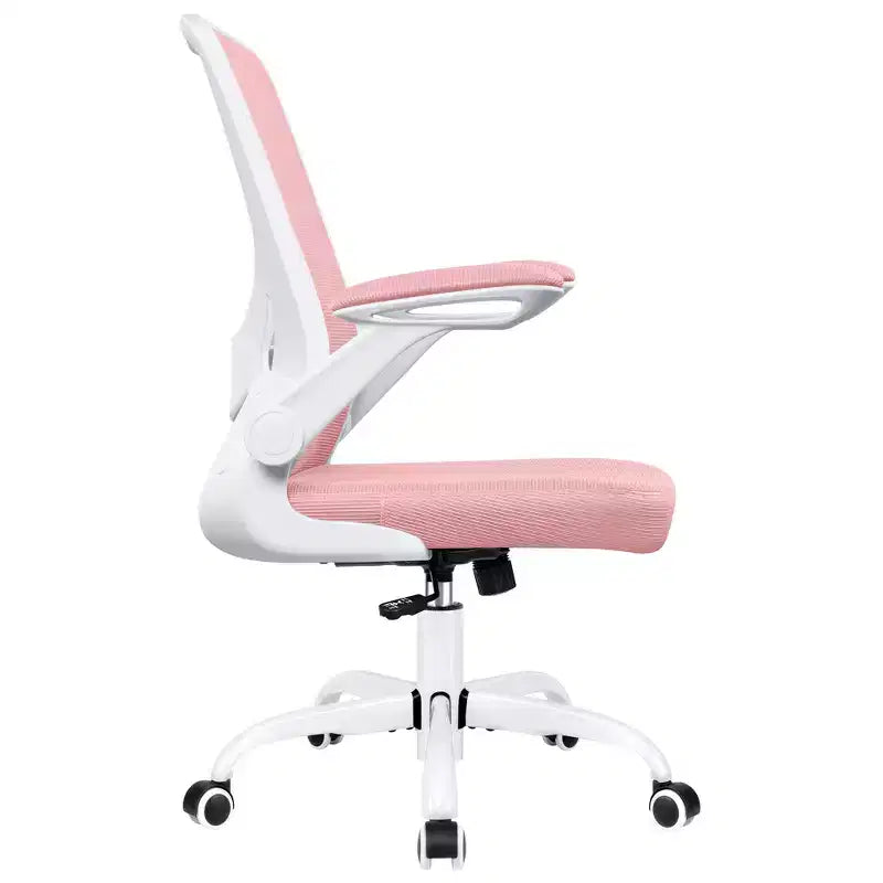Chaise de bureau ergonomique KERDOM, Chaise d'ordinateur en maille, avec soutien lombaire, accoudoirs rotatifs et réversibles, réglable en hauteur