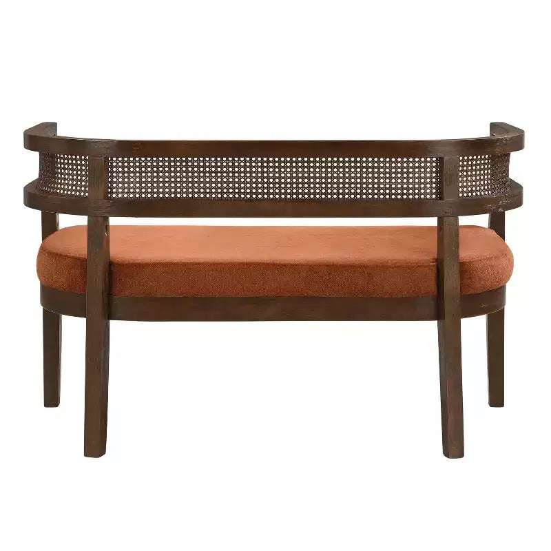 Canapé Christopher Knight Home Shigeo 47,5, en bouclette, en bois d'hévéa, style ferme