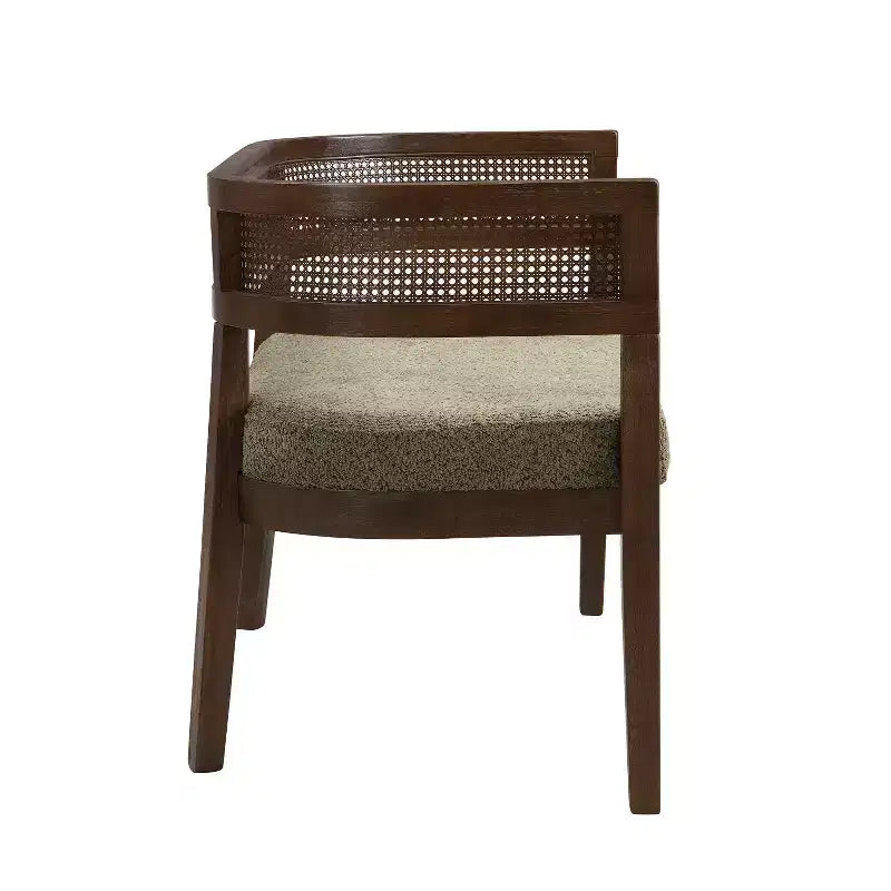 Canapé Christopher Knight Home Shigeo 47,5, en bouclette, en bois d'hévéa, style ferme