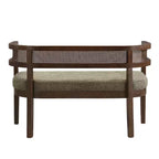 Canapé Christopher Knight Home Shigeo 47,5, en bouclette, en bois d'hévéa, style ferme