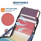 Chaise de camping, chaise de plage portable, chaise avec appui-tête rabattable, chaise avec appui-tête réglable, pour la plage, le jardin, le pique-nique