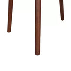 Table à manger carrée JVNOXK de 35 pouces, design minimaliste avec pieds fuselés évasés vers l'extérieur, parfaite pour les réunions de famille. Noyer