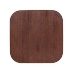 Table à manger carrée JVNOXK de 35 pouces, design minimaliste avec pieds fuselés évasés vers l'extérieur, parfaite pour les réunions de famille. Noyer