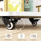 Dessertes de bar avec étagères de rangement à 4 niveaux, chariots de service de bar mobiles sur roulettes avec porte-bouteilles et porte-verres pour cuisine, salle à manger, salon.
