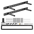 VEVOR Floating Shelf Brackets 2 Pcs, 150 lbs/68 kg Weight Capacity, 22x6.2x1.5 inch / 558.4x157.4x38.1 mm, Heavy Duty Hidden, Wall Mounting, Black