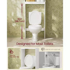 VASAGLE Collection MAXE - Meuble de rangement WC, organiseur de salle de bain moderne du milieu du siècle de 60 cm de large avec portes cannelées
