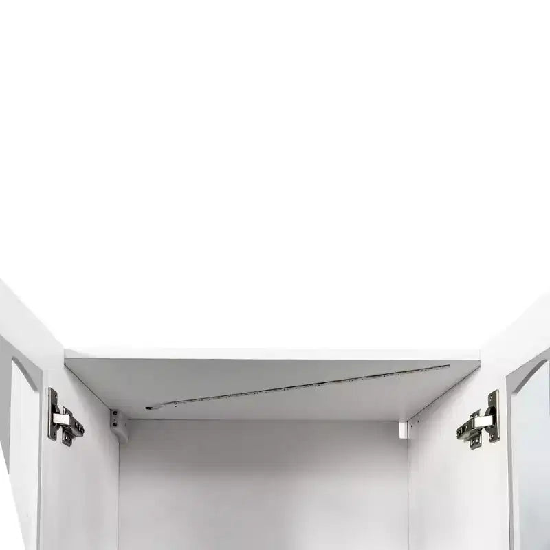 GDFStudio Joyce - Armoire murale moderne de 23,6 po avec 2 portes en verre