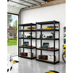 Heavy Duty Garage Shelving Units, 3-Tier Adjustable Storage Shelves, Loads 1320 LBS, Adjustable Garage Storage Shelving for Warehouse Pantry Basement