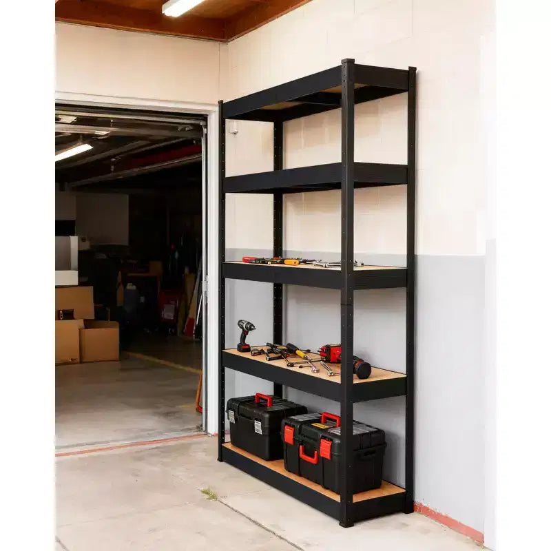 Étagères de garage robustes, étagères de rangement réglables à 3 niveaux, charge de 600 kg, étagères de rangement de garage réglables pour entrepôt, cellier, sous-sol