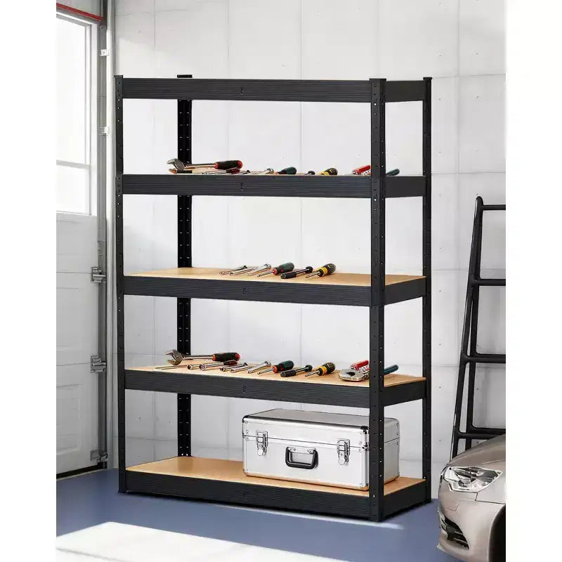 Étagères de garage robustes, étagères de rangement réglables à 3 niveaux, charge de 600 kg, étagères de rangement de garage réglables pour entrepôt, cellier, sous-sol