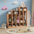 Coat Locker, Kids Organizer - 5-Section with 9 Cubbies, 10 Hooks & Anti-Tip, Durable Wood Storage for Entryway, Bedroom, Playroom