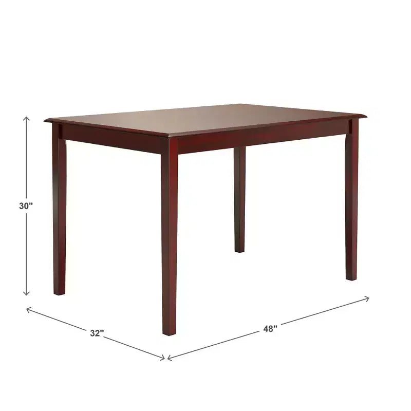 Table à manger rectangulaire Lexington de 48 pouces - iNSPIRE Q