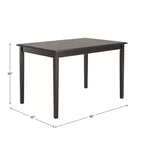 Table à manger rectangulaire Lexington de 48 pouces - iNSPIRE Q