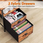Bureau d'ordinateur rustique marron de 61 pouces avec station de charge, bureau de jeu réversible, lumières LED, classeur, support de moniteur, étagères de rangement, bureau à domicile