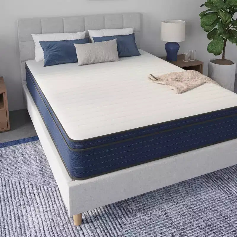 Euro Top Hybrid Cooling Gel Memory Foam Pocket Spring Mattress