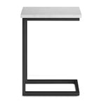 Table d'appoint Rhonda C avec plateau en marbre véritable