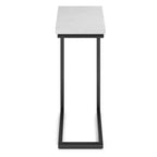 Table d'appoint Rhonda C avec plateau en marbre véritable