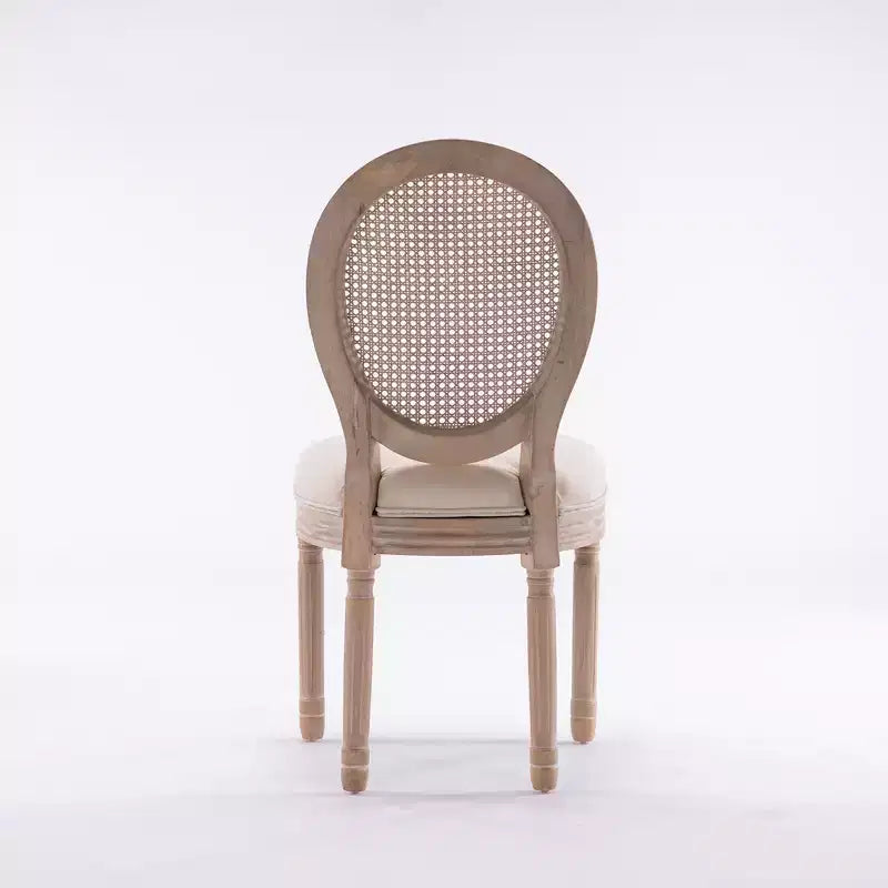 Chaises de salle à manger capitonnées en tissu GDFStudio Provence French Country (Lot de 2)