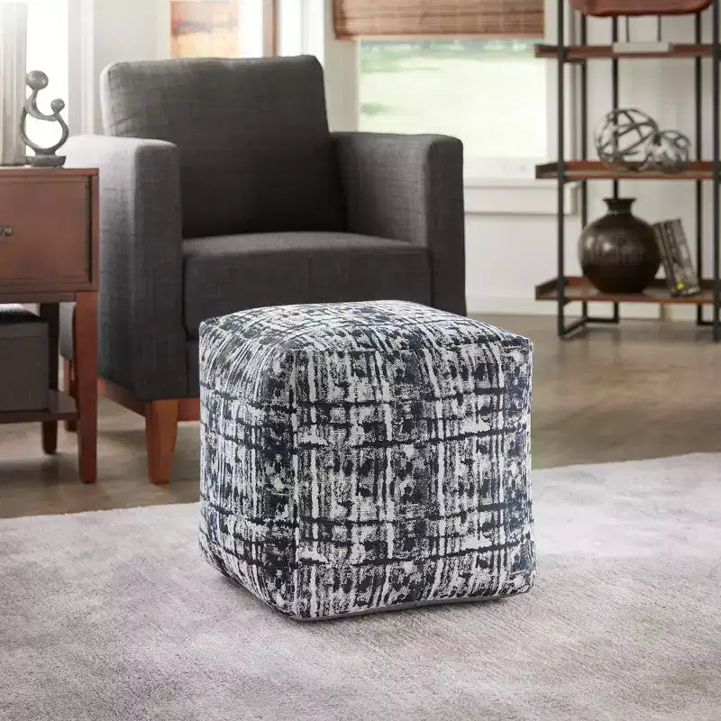 Pouf carré rembourré Cefalu - iNSPIRE Q