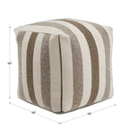 Pouf carré rembourré Cefalu - iNSPIRE Q