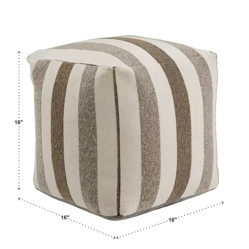 Pouf carré rembourré Cefalu - iNSPIRE Q