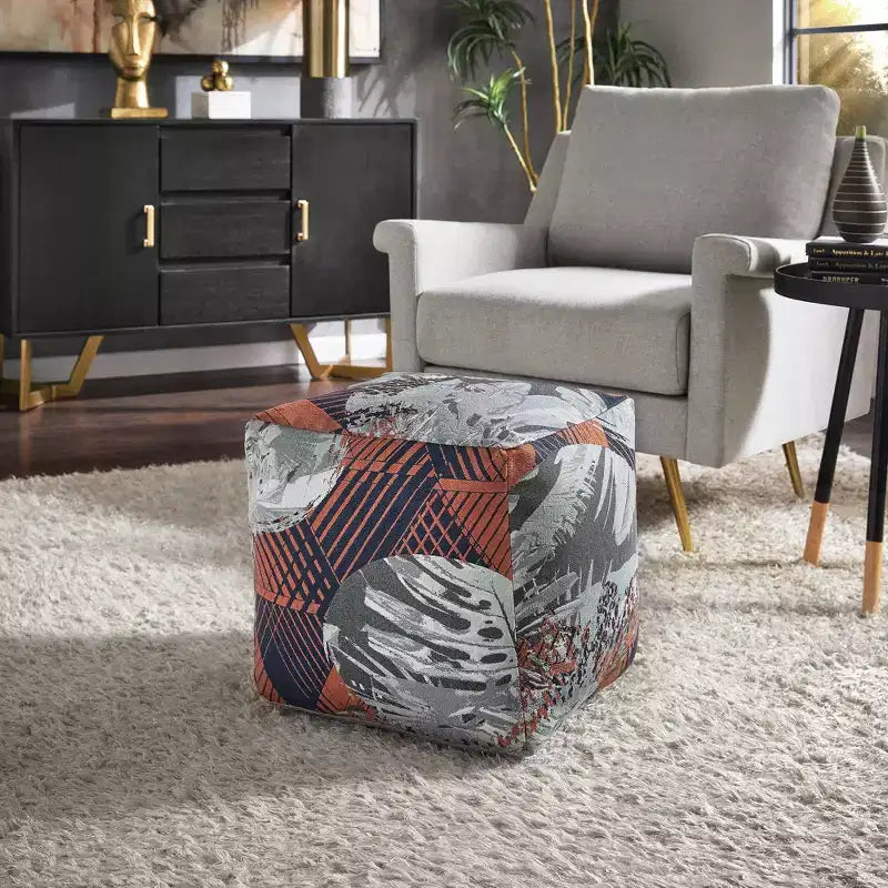Pouf carré rembourré Cefalu - iNSPIRE Q